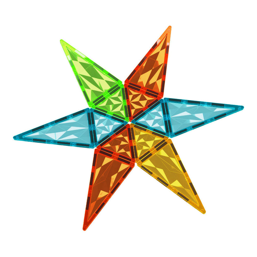 Geomag - Geomag magnetische tegels edelstenen raket set - 32dlg.