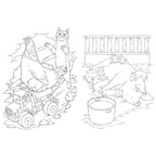 Selecta - Selecta Tactic boerderijdieren kleurboek - 48 pagina's - kleurboek voor kinderen - boerderij - vanaf 2 jaar