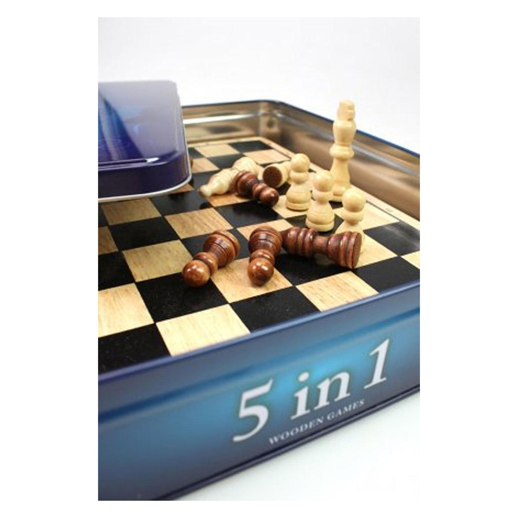 Tactic houten spellen, 5in1