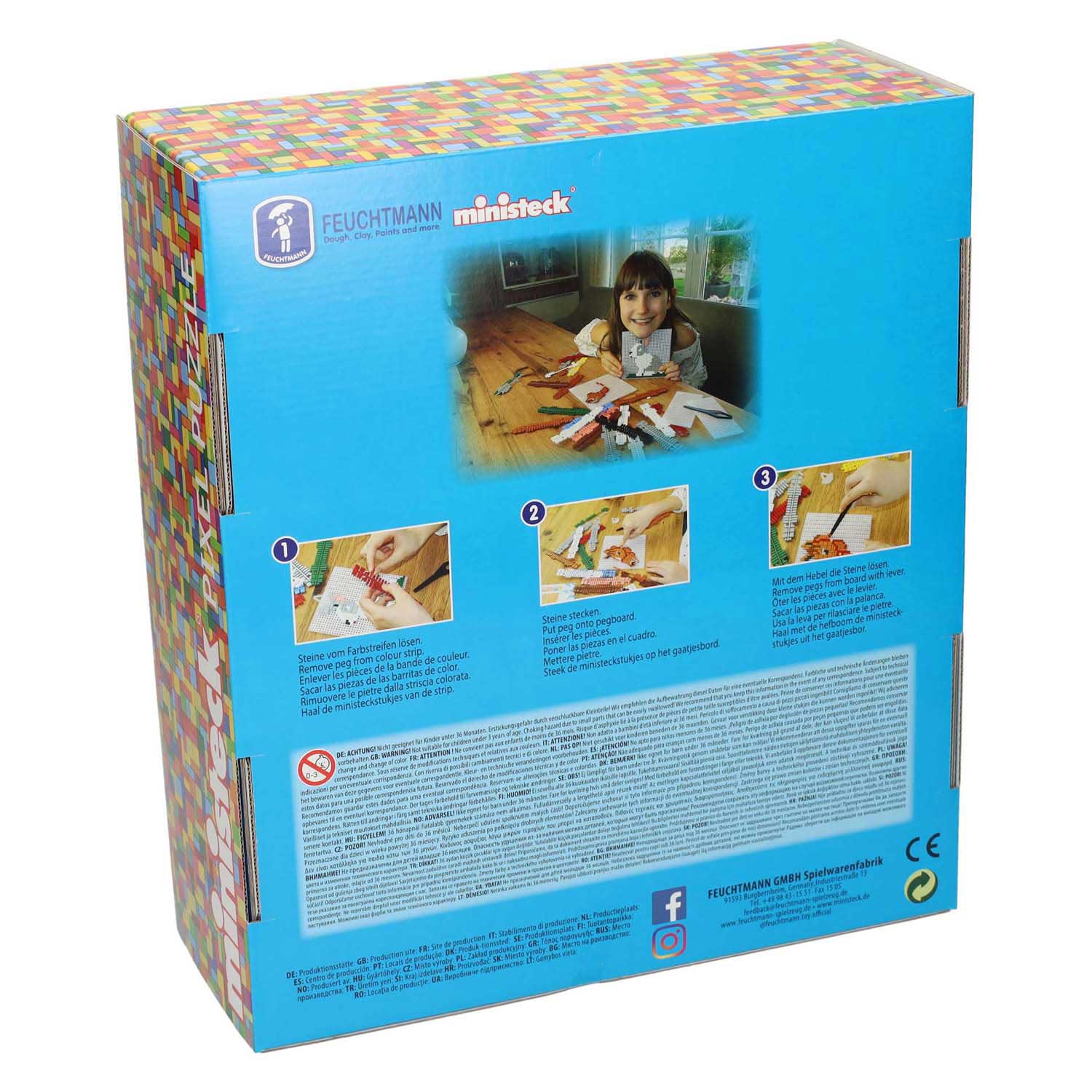 Ministeck - familieset mega fun - xxl box 4000st.