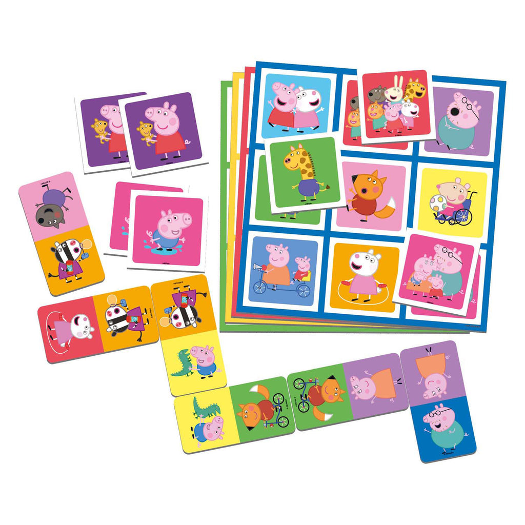Selecta - Selecta Peppa pig 3n1 memo lotto domino