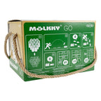 Tactic - Tactic mölkky go – vang- en werpspel - origineel fins houten werpspel in handige draagbare doos – duurzaam grenenhout – met gratis score-app