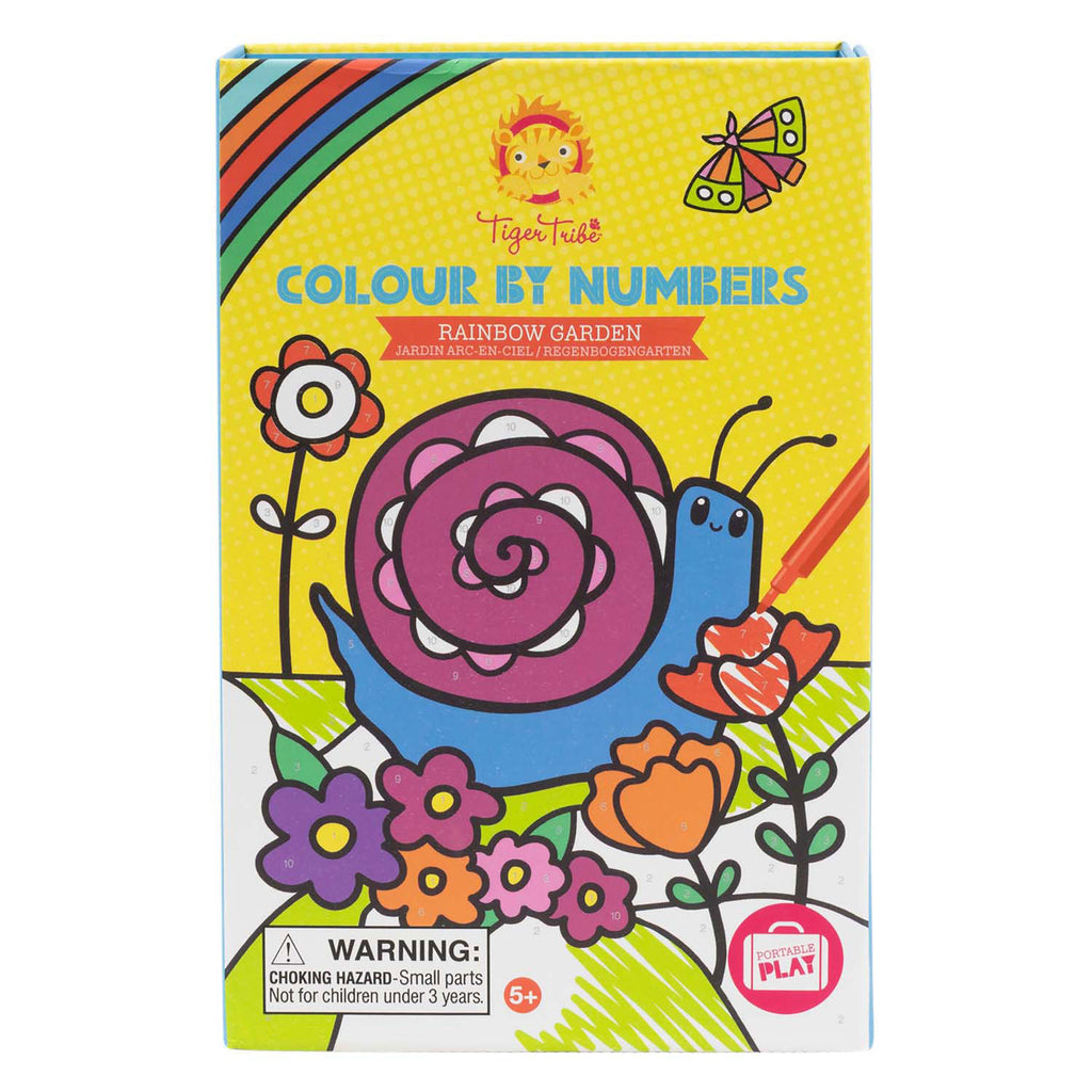 Selecta kleuren op nummer - regenboogtuin