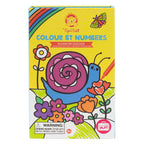Tiger tribe kleurboek kleuren op nummer incl. stiften - regenboog tuin