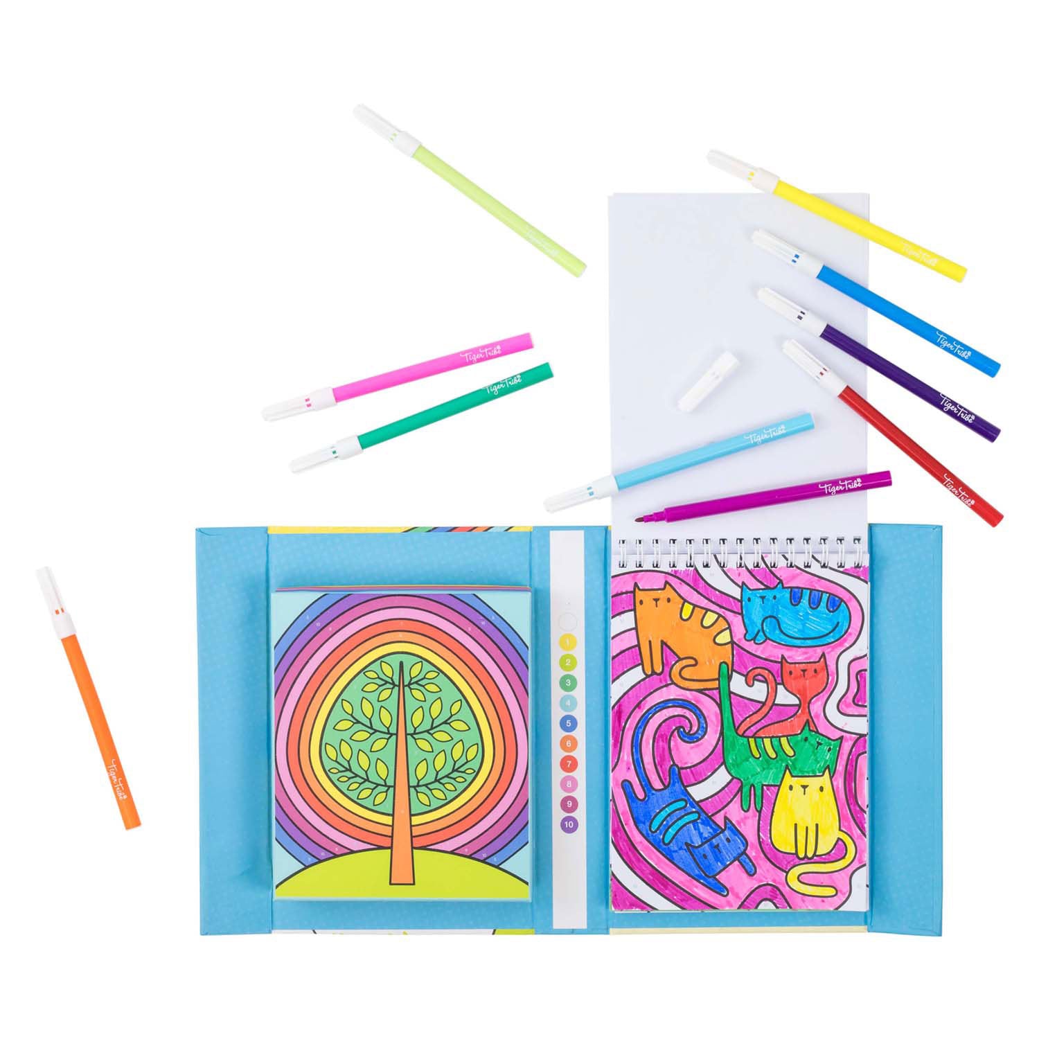 Selecta kleuren op nummer - regenboogtuin