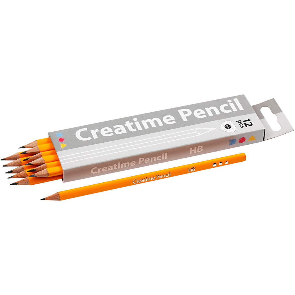 Creativ Company - Creativ Company Https://www.cchobby.nl/schoolpotloden-l-17-5-cm-hb-dikte-7-mm-vulling-2-mm-12-stuk-1-doos