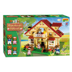 Androni unico bouwstenen huis maximilian families 155-delig speelgoedset.