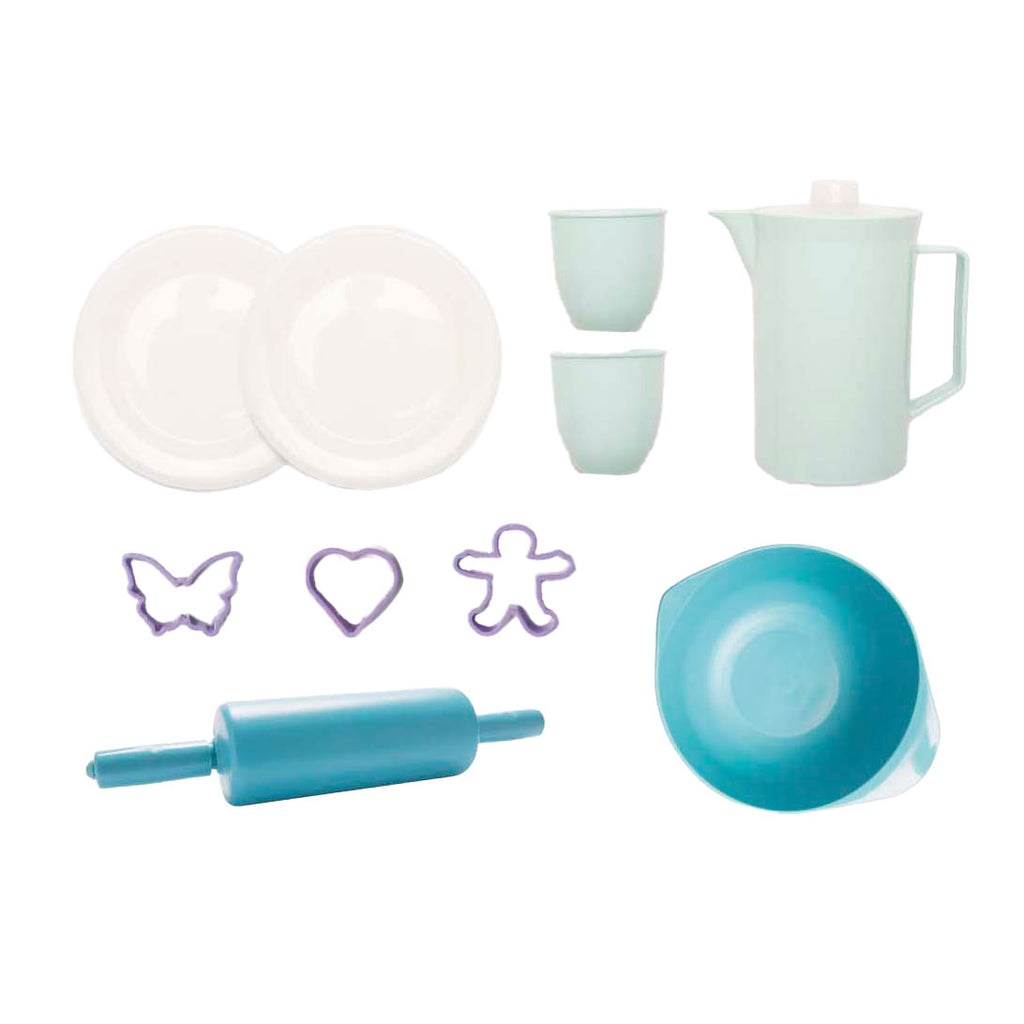 Dantoy koffie en bakset - kleurrijk speelgoed keukenset voor kinderen.