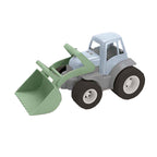 Dantoy tractor met voorlader groen blauw, 30cm