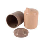 Dantoy anti-knoei drinkbekers beige mokka, 2dlg.