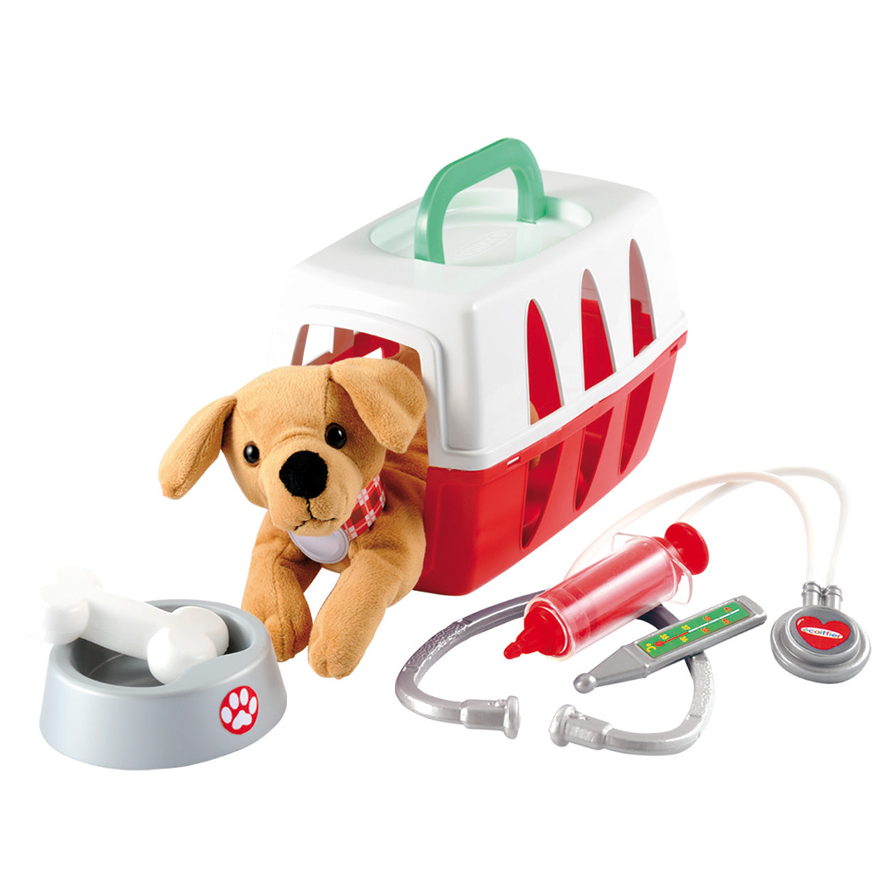 Ecoiffier hond in reismand