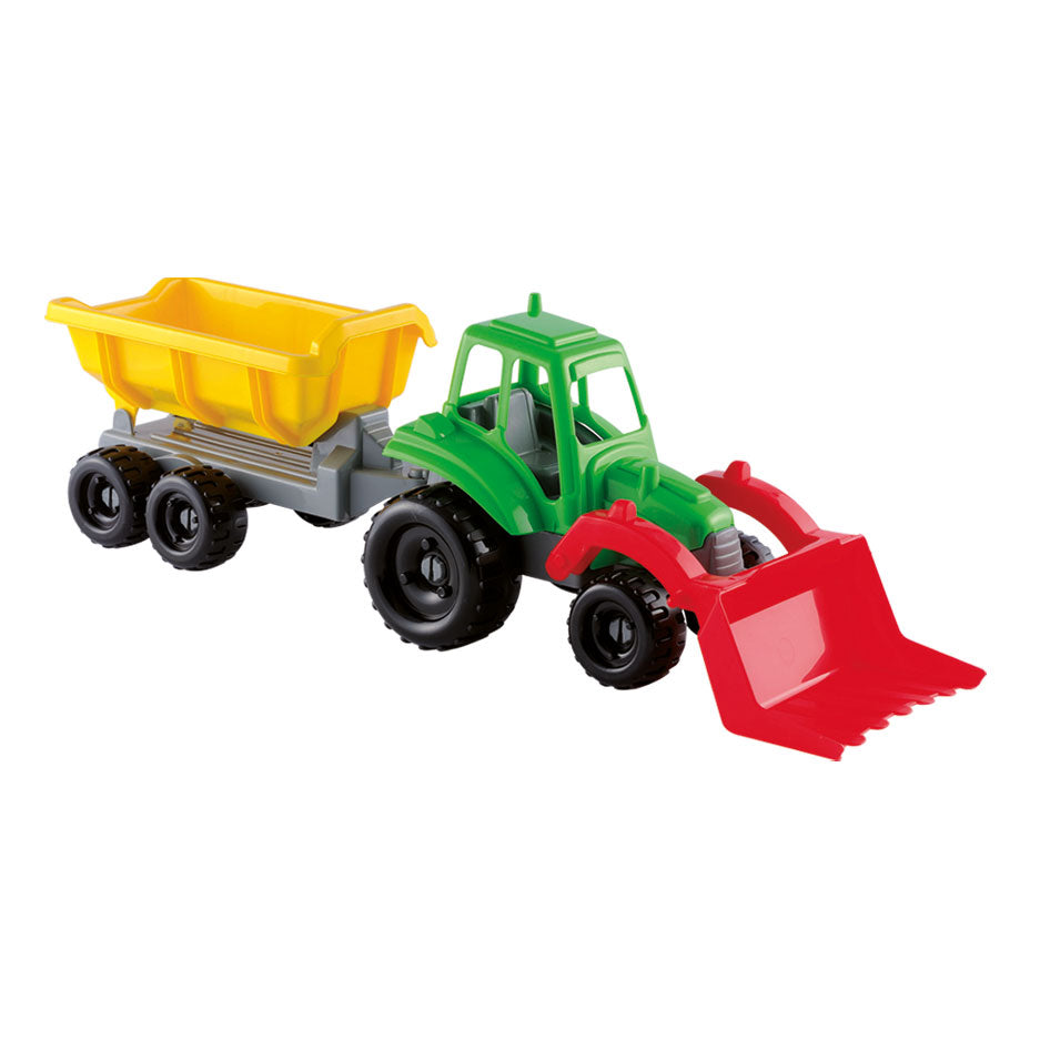 Ecoiffier - tractor met aanhangwagen