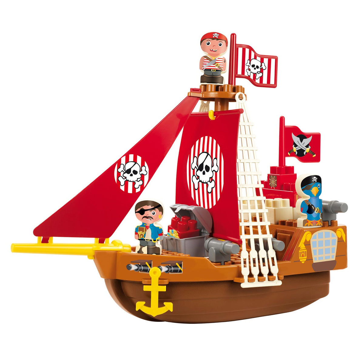 Ecoiffier Abrick - piratenschip