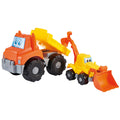 Ecoiffier - kiepwagen en graafmachine