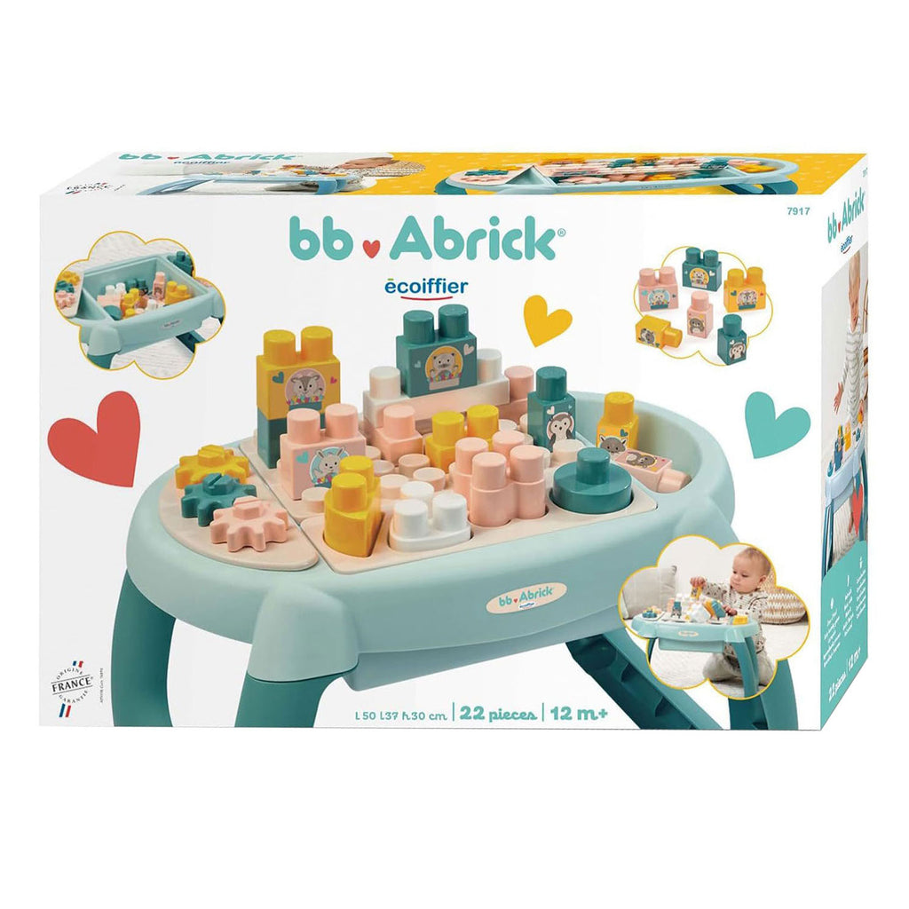 Ecoiffier abrick ecoiffier bb abrick eerste activiteitentafel met blokken