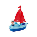 Ecoiffier zeilboot met speelfiguur - 22cm
