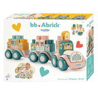 Ecoiffier abrick ecoiffier bb abrick dierentrein met bouwblokken - 51dlg.