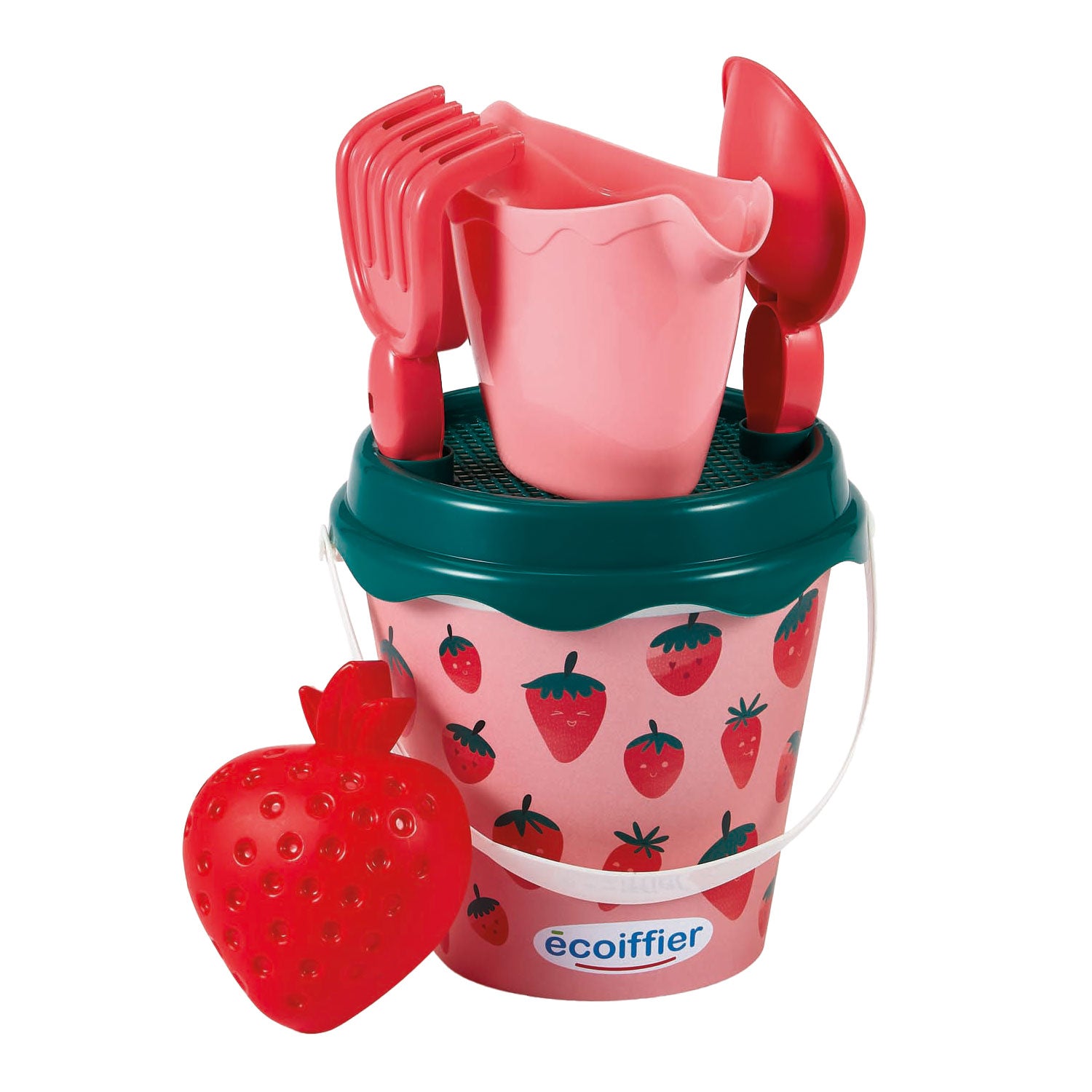 Ecoiffier - strandset aardbei - 6dlg.