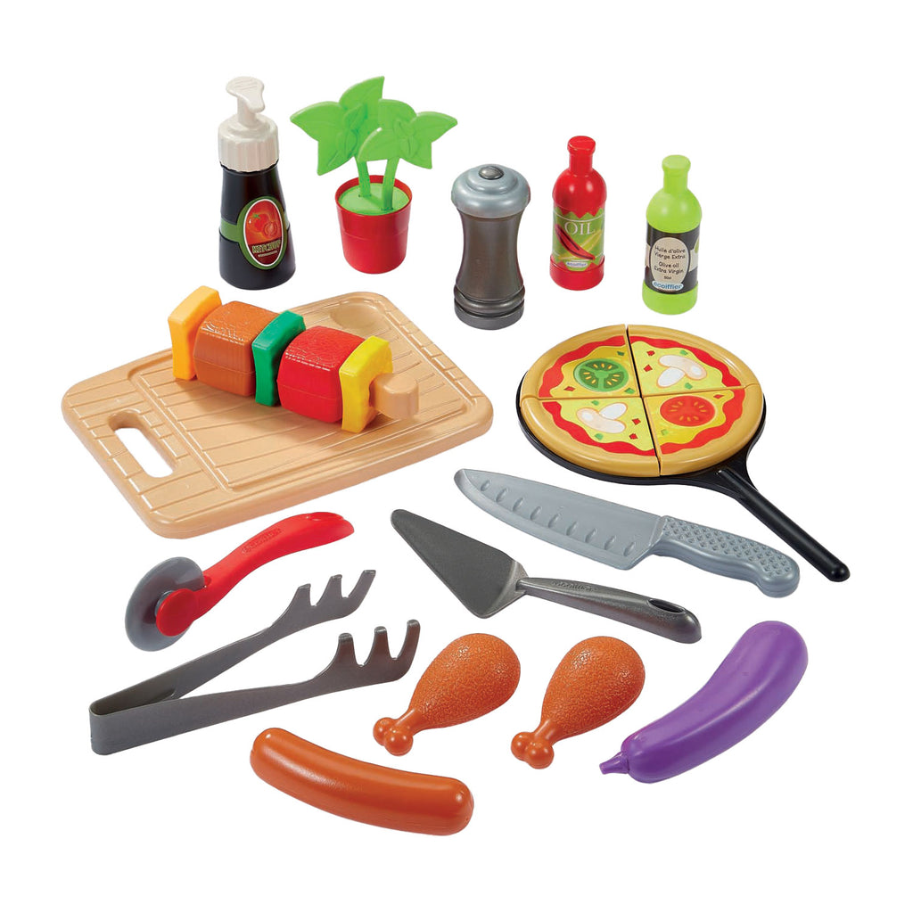 Ecoiffier - zomer keuken met barbecue en pizzaoven - 27dlg.