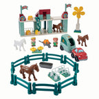 Ecoiffier abrick paardenrenbaan - 60dlg.