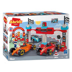 Ecoiffier - abrick bouwblokken formule 1 grand prix met 3 voertuigen