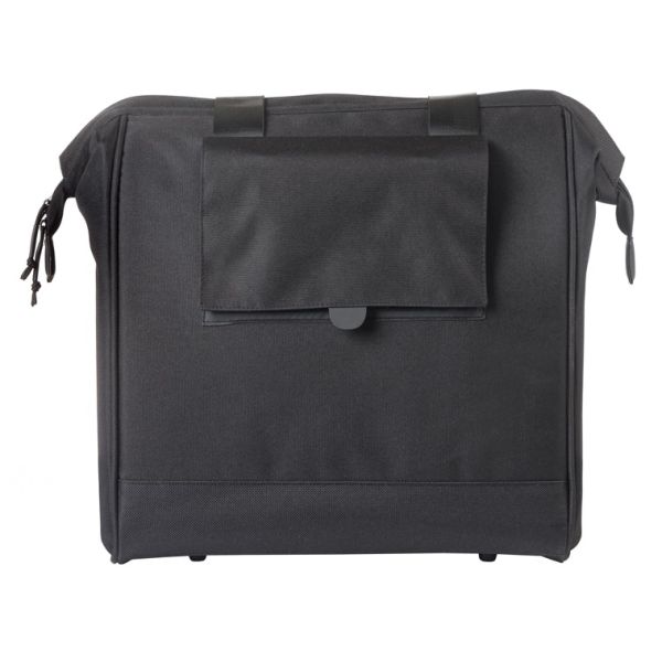 BASIL - BASIL Tas grand fietsshopper zwart | mik hooks | 23l