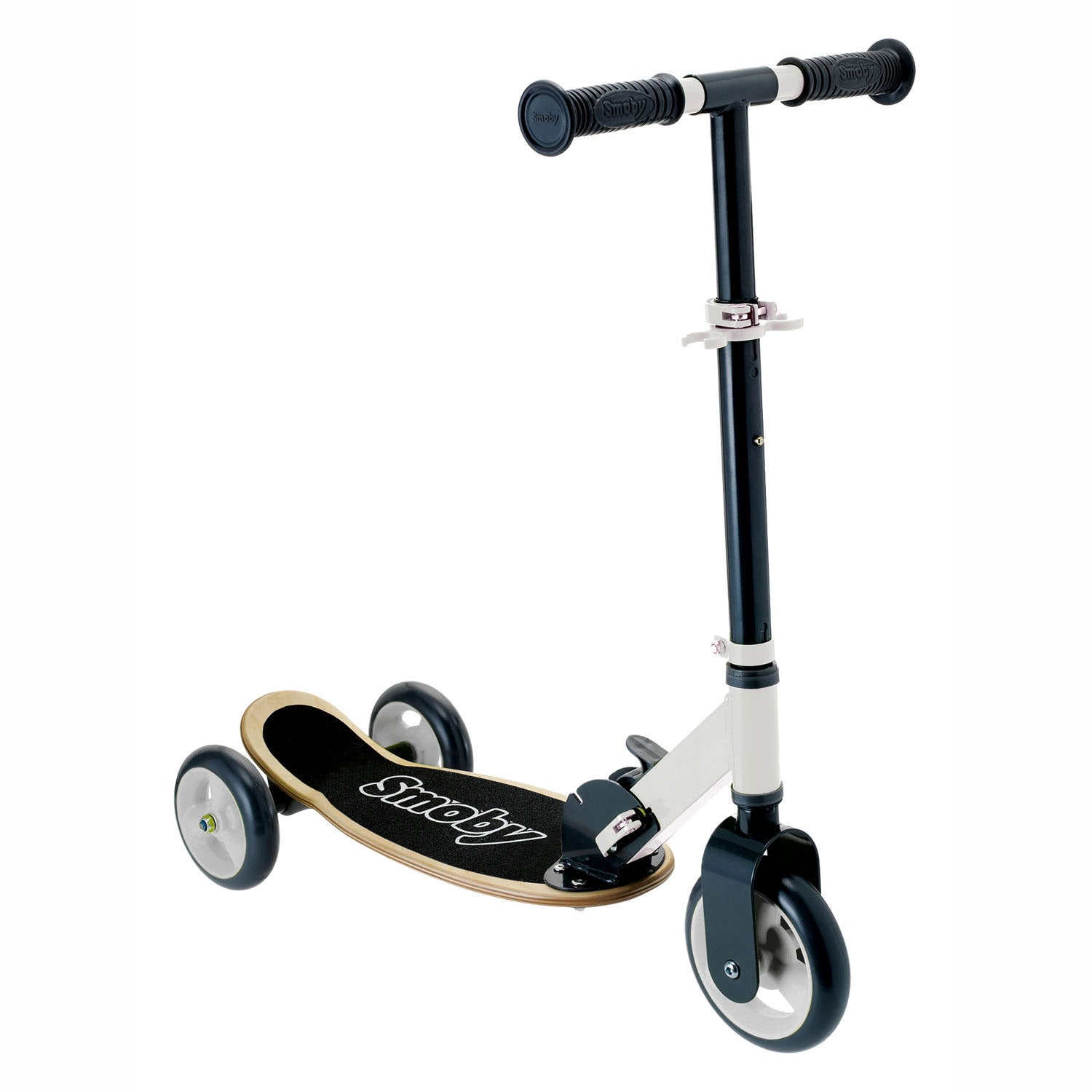 Smoby houten 3-wiel kinderstep blauw