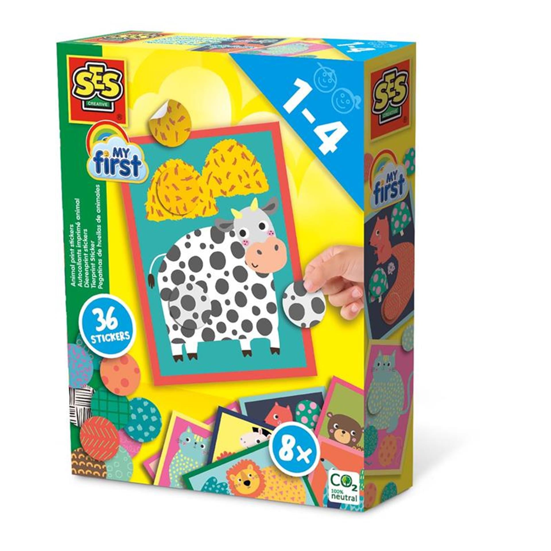Ses my first - dierenprint stickers