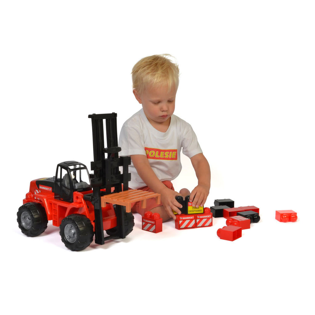 Mammoet Toys - Toys vorkheftruck + stenen
