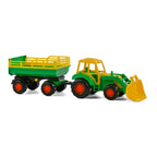 Cavallino - Cavallino tractor met voorlader en aanhanger groen