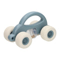 Cavallino - Cavallino Peuter speelgoedauto met rammelaar - pastel blauw