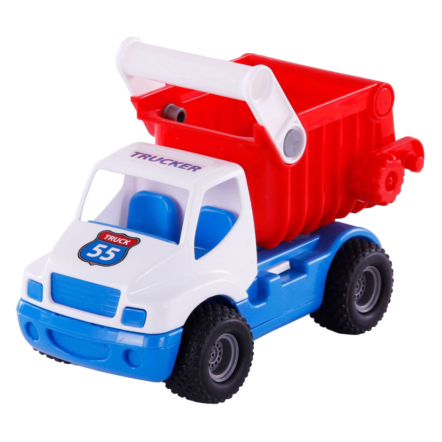 Cavallino grip kiepvrachtwagen met rubberbanden, 26cm