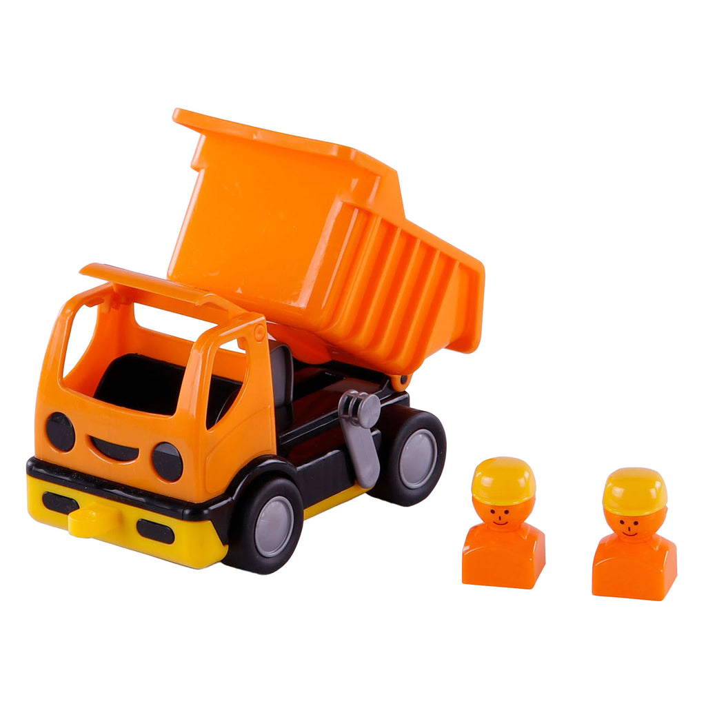 Cavallino mijn eerste kiepvrachtwagen oranje, 19cm