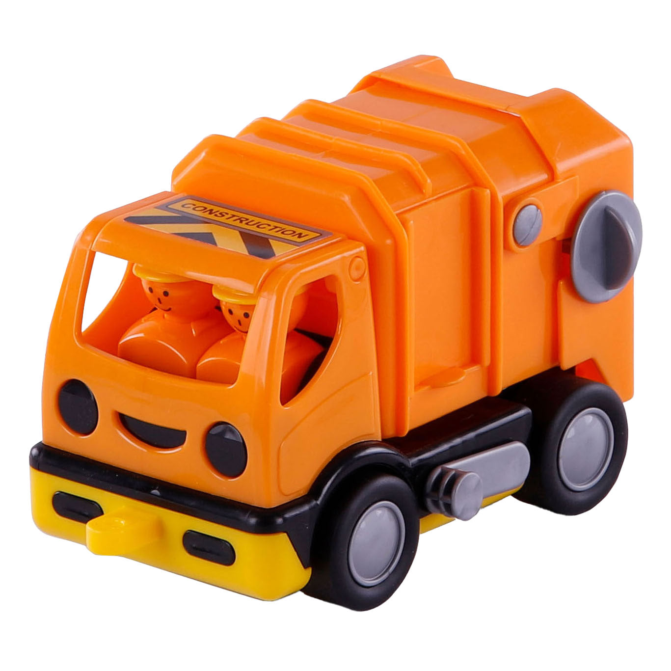 Cavallino mijn eerste vuilniswagen oranje, 19cm