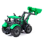 Cavallino - Cavallino tractor met shovel groen schaal 1:32