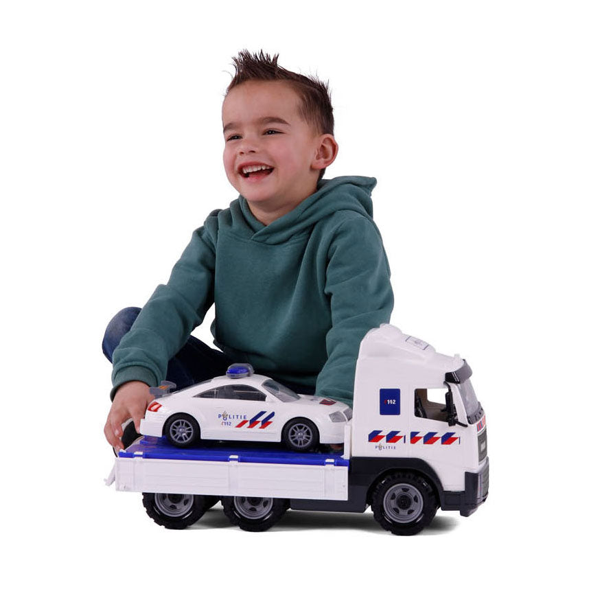 Cavallino politievrachtwagen en politieauto, schaal 1:16
