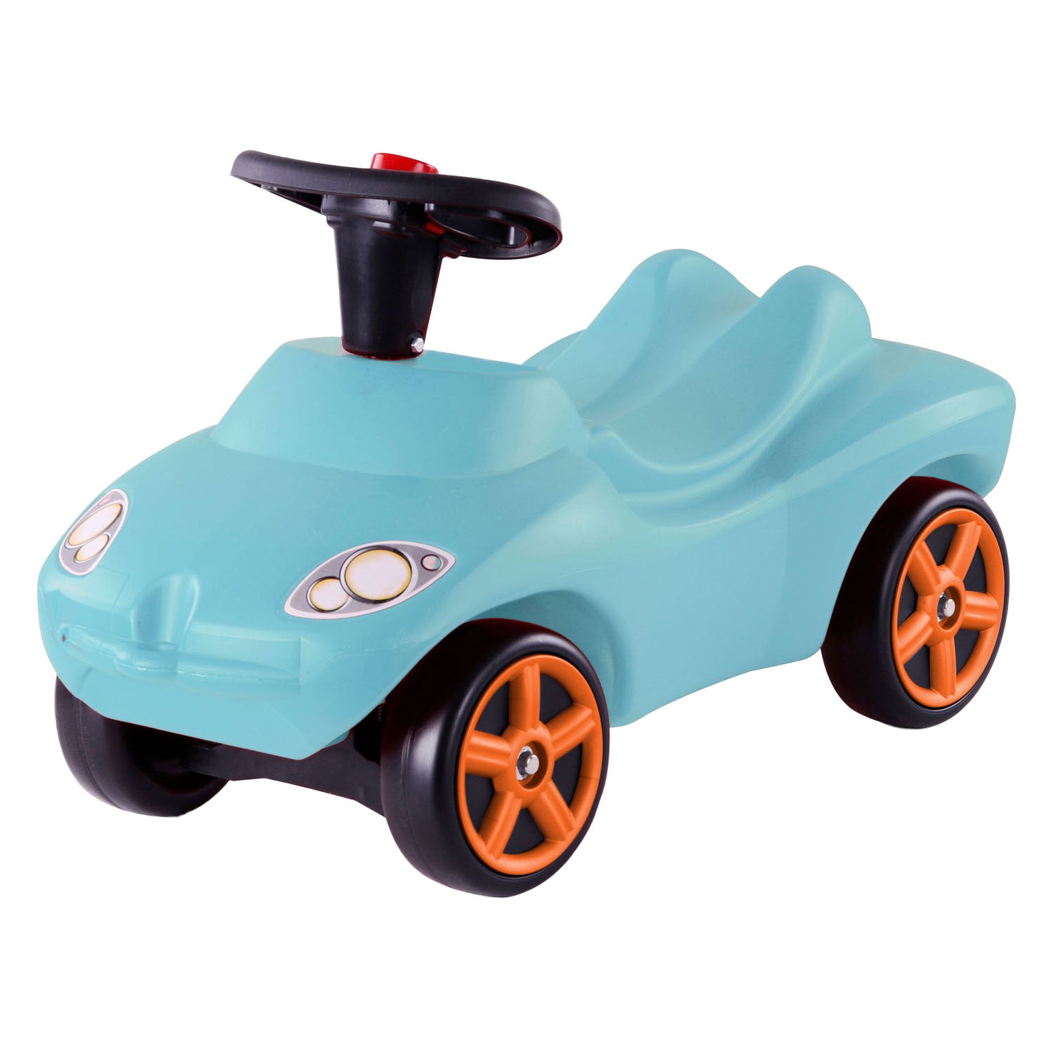 Cavallino safari racer loopauto blauw met geluid