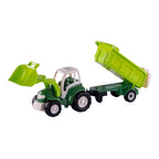 Cavallino - Cavallino xl tractor groen met kiep aanhangwagen 865cm