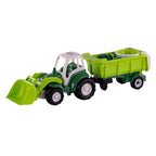 Cavallino - Cavallino xl tractor groen met kiep- aanhangwagen en emmerset 9 delig