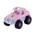 Cavallino jeep roze met 2 speelfiguren
