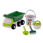 Cavallino - Cavallino strand kiepwagen met emmerset groen 5dlg.