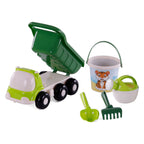 Cavallino - Cavallino strand kiepwagen met emmerset groen 5dlg.