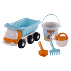 Cavallino - Cavallino strand kiepwagen met emmerset blauw 5dlg.