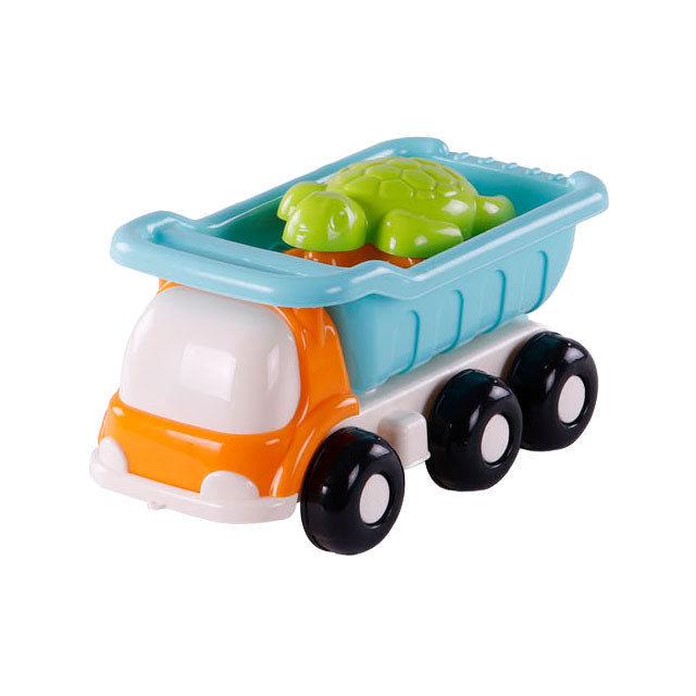 Cavallino - Cavallino strand kiepwagen met 4 zandvormen blauw