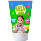 Natural face fingerpaint tube - groen en geel, 2x65ml - schmink