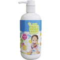 Natural face fingerpaint fles met pompje - wit, 1l