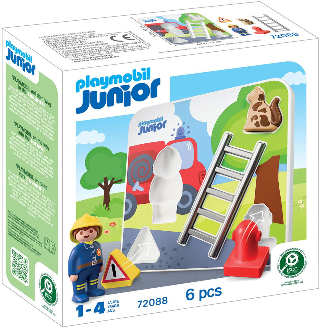 PLAYMOBIL - PLAYMOBIL brandweer puzzel speelgoed - junior 72088 - educatief.