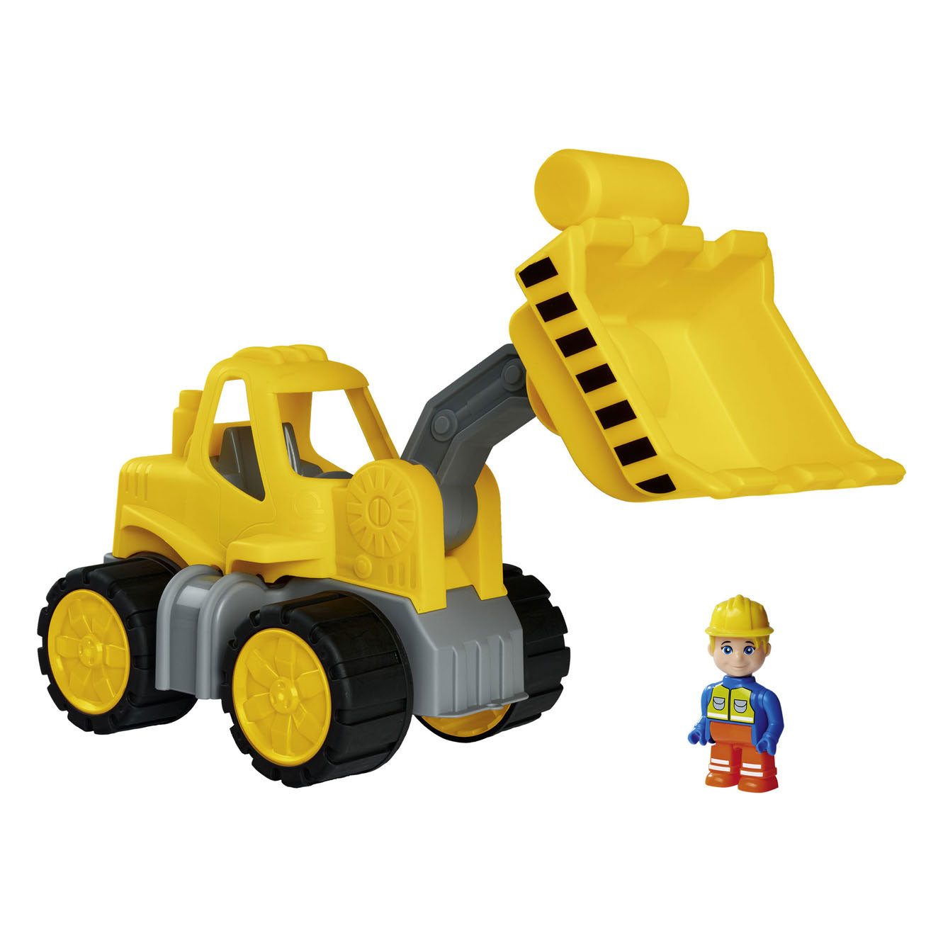 Big - Big power worker midi wiellader shovel met figuur
