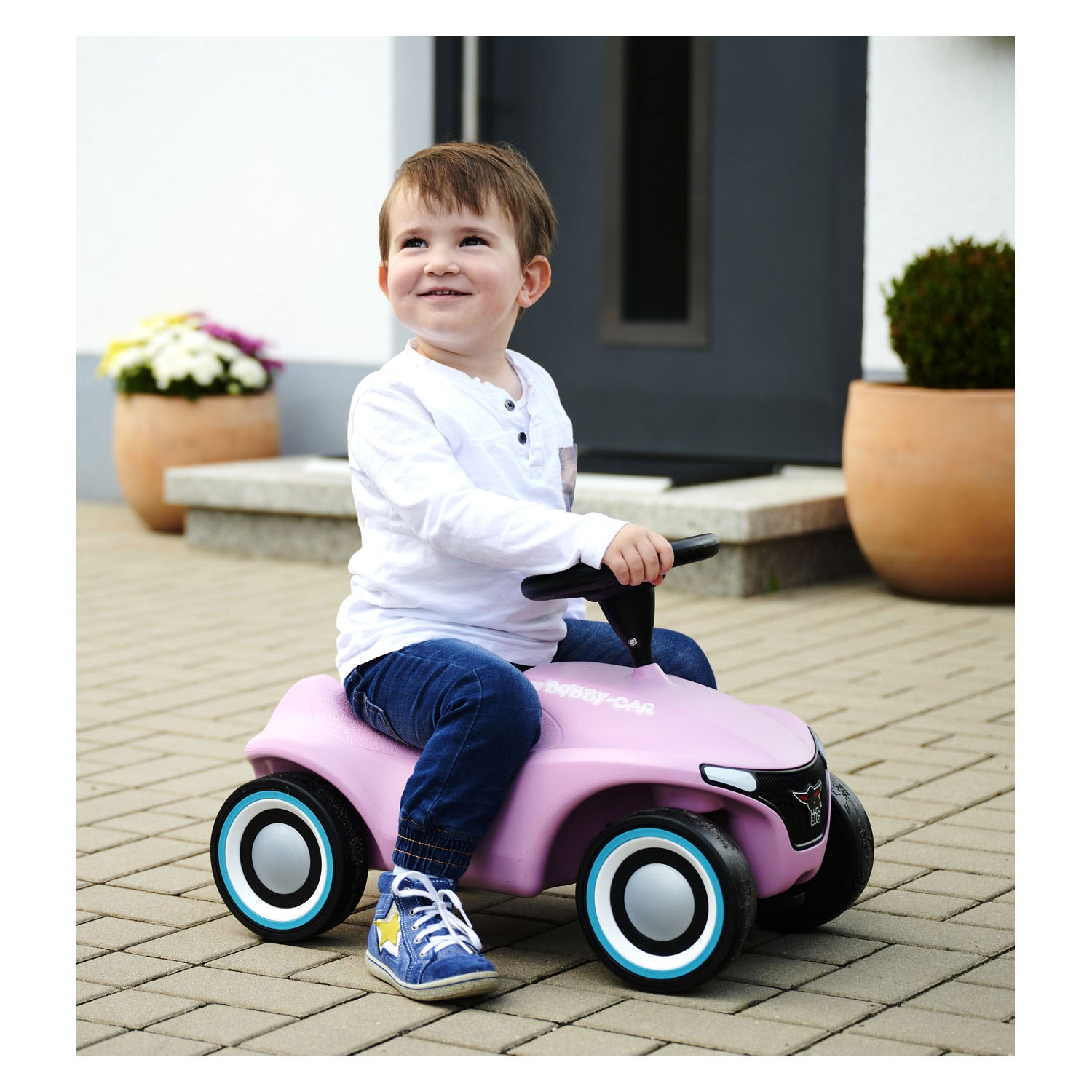 Big - bobby car - neo rosãƒâ© - vanaf 1 jaar - loopauto