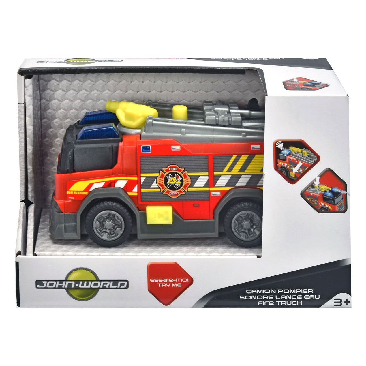 Dickie - Dickie brandweerwagen met licht en geluid